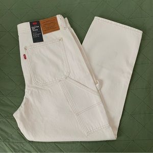 Levi’s Premium Off-white Painter Boy Jeans Size 31